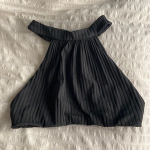 Boys + Arrows skate gray bikini top